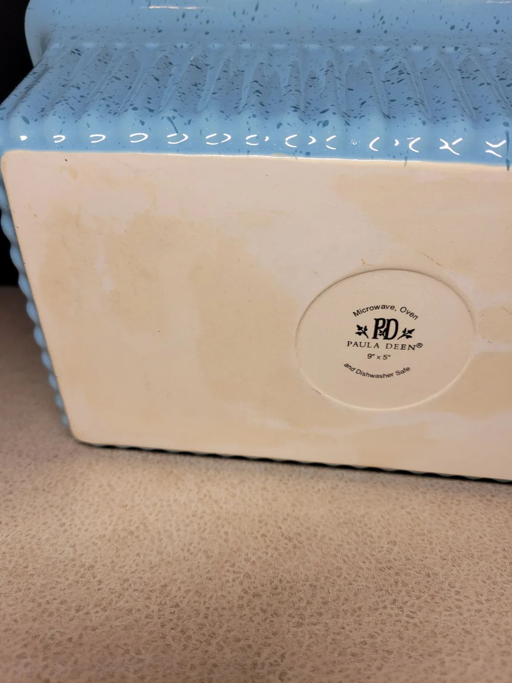 Paula Deen Stoneware Loaf Pan